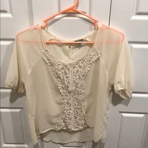 Cream blouse!